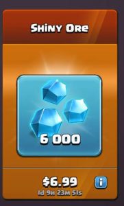💎 آفر 7 دلاری Shiny Ore