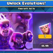 خرید آفر Unlock Evolutions کلش رویال