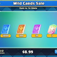 خرید آفر کارت وحشی Wild Cards کلش رویال
