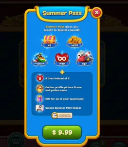 ⭐️ Summer Pass 10$