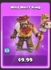 اسکین Wild West king