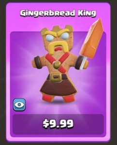 اسکین GingerBread king