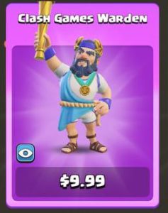 اسکین clash games warden