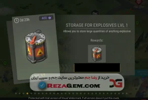 💎 STORAGE FOR EXPLOSIVES