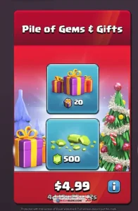 💎 آفر pile of gem and gift 5$